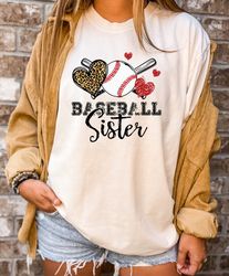 Comfort Colors Baseball Sister Shirt, Baseball Sis Shirt, Game Day Shirt,Baseball Season sweatshirt,Baseball Shirt,Gift