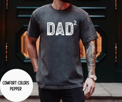 Dad of 2 Kids T-shirt , Dad 2 Shirt, Dad With Two Kids T-shirt , Fathers Day Gift Two Kids Dad , Dad With Kids