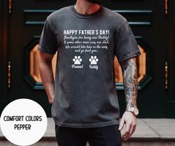 Dog Dad Gift for Dog Lover, Custom Dog Name Dad Shirt for Fathers Day Gift for Dog Dad Lovers, Dog Dad Gift for Bir