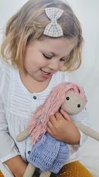 Pink Haired Dolly Amigurumi Crochet Patterns, Crochet Pattern