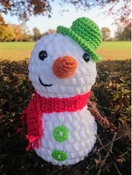 Sammy the Snowman Amigurumi Crochet Patterns, Crochet Pattern