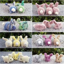 Twisted Bunny Rabbits Amigurumi Crochet Patterns, Crochet Pattern