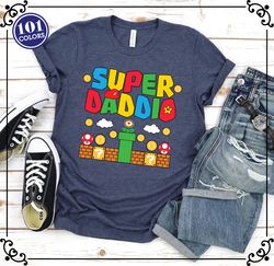 Super Daddio Shirt, Dad Shirt, Christmas Dad Shirt, Custom Dad Shirt, Funny Dad Gift, Gift For Dad, Gamer Dad Shirt, Fat