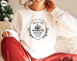 Belles Book Shop Sweatshirt, Belle Princess T-Shirt, Beauty and the Beast Sweat, Book Lover Gift, Family Vacation Trip H