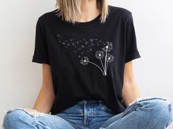 Dandelion T-Shirt, Inspirational Sweater, Windflower, Meditation Gift, Yoga Sweater, Boho Windflower Sweatshirt, Dandeli