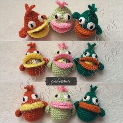 Googly Eyed Chicken Creme Egg Amigurumi Crochet Patterns, Crochet Pattern