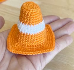 Mini Traffic Cone Amigurumi Crochet