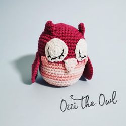 Ozzi the Owl Amigurumi Crochet Patterns, Crochet Pattern
