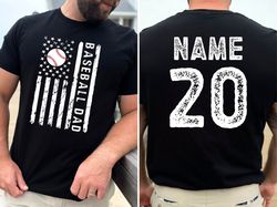 custom baseball shirt, personalized name baseball dad shirt, basketball team dad gift for baseball lovers dad