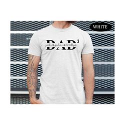 Personalized Shirt for Dad, Custom Kids Name Shirt for Dad, Fathers Day Gift, Gift for Him, Gift for Husband, Dad Gift,