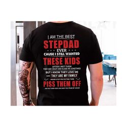 Funny Stepdad Shirt, Fathers Day Gift, Stepdad Gift, I Don't Have A Stepdaughter I Have An Awesome Daughter TShirt, Gift