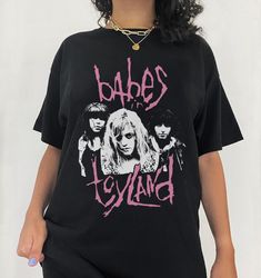 babes in toyland grunge band t-shirt, grunge band inspired 90s graphic punk rock band tee, music merch