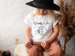 daddy and me shirt, custom baby clothes, toddler boy clothes
