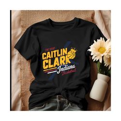The Goat Caitlin Clark Indiana Basketball Crown Shirt.jpg