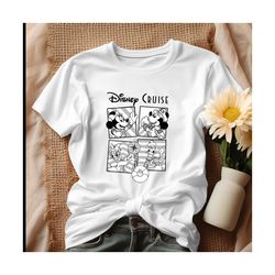 Retro Disney Cruise Captain Mickey and Friends Shirt.jpg