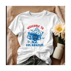 Welcome To Los Angeles Baseball Shirt.jpg