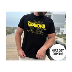 Grandpa Shirt , Comfort Colors Grandpa Papa Shirt , Best Grandpa in The Galaxy Shirt ,Christmas Gift For Grandpa ,Funny