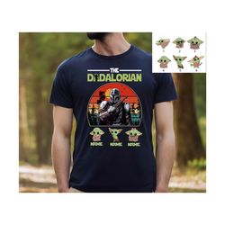 The Dadalorian Shirt, This Is The Way Personalized Shirt For Dad Custom Nickname With Kids, Funny Star Wars Tee, Father'