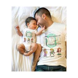 Personalized Dad, The Legend Of Dad Shirt, Zelda Dad Shirt, Legend Of Zelda Shirt, Zelda Link Shirt Gift For Dad.jpg