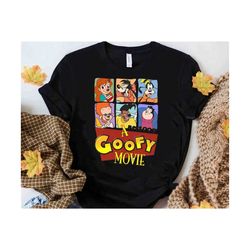 Retro Disney A Goofy Movie Est 1995 Characters Shirt Funny Max Roxanne Powerline TShirt Wdw Magic Kingdom Tee Dis, Disne