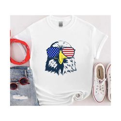 Patriotic Eagle With Sunglasses Shirt, Freedom Shirt, 4 Of July Shirt, Patriotic Shirt, Independence Day Tee, Patriotic.
