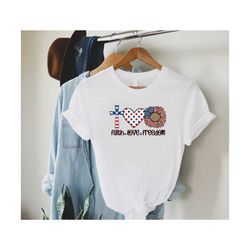 23052024QC664th Of July Shirt, Faith Love Freedom Shirt, America Love Shirt, USA Freedom Shirt, USA Faith Shirt,Independ