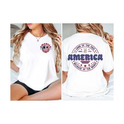 USA Shirt Front and Back, Patriotic Shirt, Fourth of July Shirt, 4th of July Shirt, Independence Day, American Flag Shir