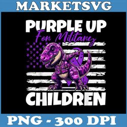 purple up for military children png, month of the military children png, png high quality, png, digital download
