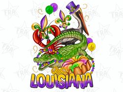 Louisiana Mardi Gras Png sublimation design download, Happy Mardi Gras png, Louisiana png, sublimate designs download