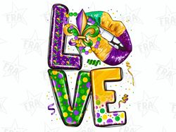 Mardi Gras love lips png sublimation design download, Happy Mardi Gras png, Mardi Gras lips png, western Mardi Gras png,