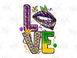 Mardi Gras Love Png Sublimation Design, Mardi Gras Png, Happy Mardi Gras Png, Mardi Gras Design, Mardi Gras Hat Png, Mar
