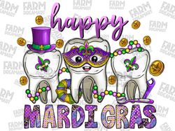 Happy mardi gras Dentist png sublimation design download, mardi gras png, dental png, Dentist life png, sublimate design