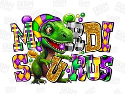 Mardi Gras Dinosaur Png Sublimation Design, Mardi Saurus Png, Mardi Gras PNG, Fat Tuesday Png, Fat Tuesday Png, Western