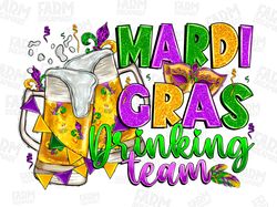 Mardi Gras drinking team png sublimation design download, Mardi Gras, Happy Mardi Gras png, Mardi Gras drink png, sublim