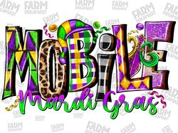 Mobile Mardi Gras PNG for Sublimation, Mardi Gras Png, Mobile Png, Mardi Gras Designs, Mobile Mardi Gras Png, Instant Do