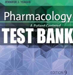 TEST BANK Pharmacology : A Patient-Centered Nursing Process Approach 9th Edition By McCuistion