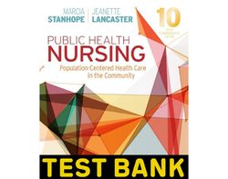 Public Health Nursing: Population-Centered Health Care in the Community 10th Edition TEST BANK All Chapiters