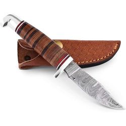 damascus steel chef's knife, steel kitchen knife, 8" damascus blade, best for kichen use, easy use for women