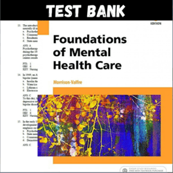 Latest 2023 Foundations of Mental Health Care 6th Edition by Michelle Morrison-Valfre Test bank | All Chapters