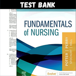 Latest 2023 Fundamentals of Nursing 11th Edition by Potter Perry Test bank | All Chapters