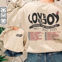 Lovejoy 2023 Music Shirt, 2 Side Across The Pond Tour 2023 Sweatshirt, Lovejoy Tour Concert
