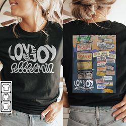 Lovejoy 2023 Tour Music Shirt, 2 Side Across The Pond Tour 2023 Sweatshirt,