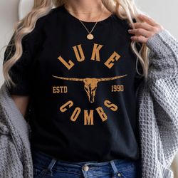 Luke Combs ESTD 1990 Shirt, Luke Combs Retro Style T-Shirt, Combs Cowboy Tee
