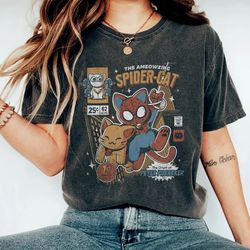 Marvel The Amazing Spider Cat Shirt, Marvel comic shirt, Super Hero Birthday Shirt