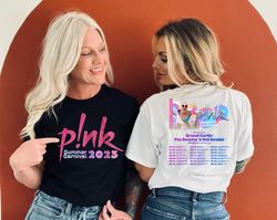Pnk Pink Singer Summer Carnival 2023 Tour T-Shirt,Trustfall Album Shirt, Pink Tour Shirt