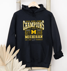 Rose Bowl Michigan Champions T-Shirt, Sweatshirt, Go Blue Fan Spirit, Wolverines Tee masterpiece