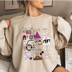 The Eras Tour Sweatshirt, Gift For Book Lover , Music Merch