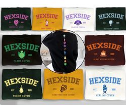 The Owl House Characters Double-sided Sweatshirt, Hexside School Of Magic Shirt, Owl House Friends Shirt