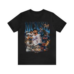 Vintage 90s Baseball Bootleg Style T-Shirt JEFF MCNEIL 90s Unisex Graphic Tee