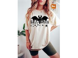 Comfort Colors,Bat Vintage Halloween Shirt, Gift For Her, Spooky Season